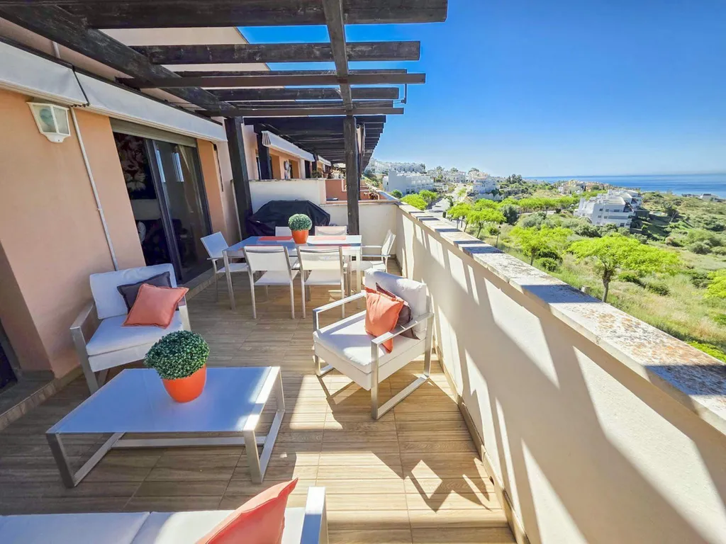 Terrasse - Penthouse with Sea Views in Chullera, Manilva