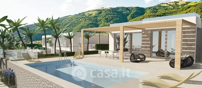 Piscine - New Villa with Sea View in Tropea