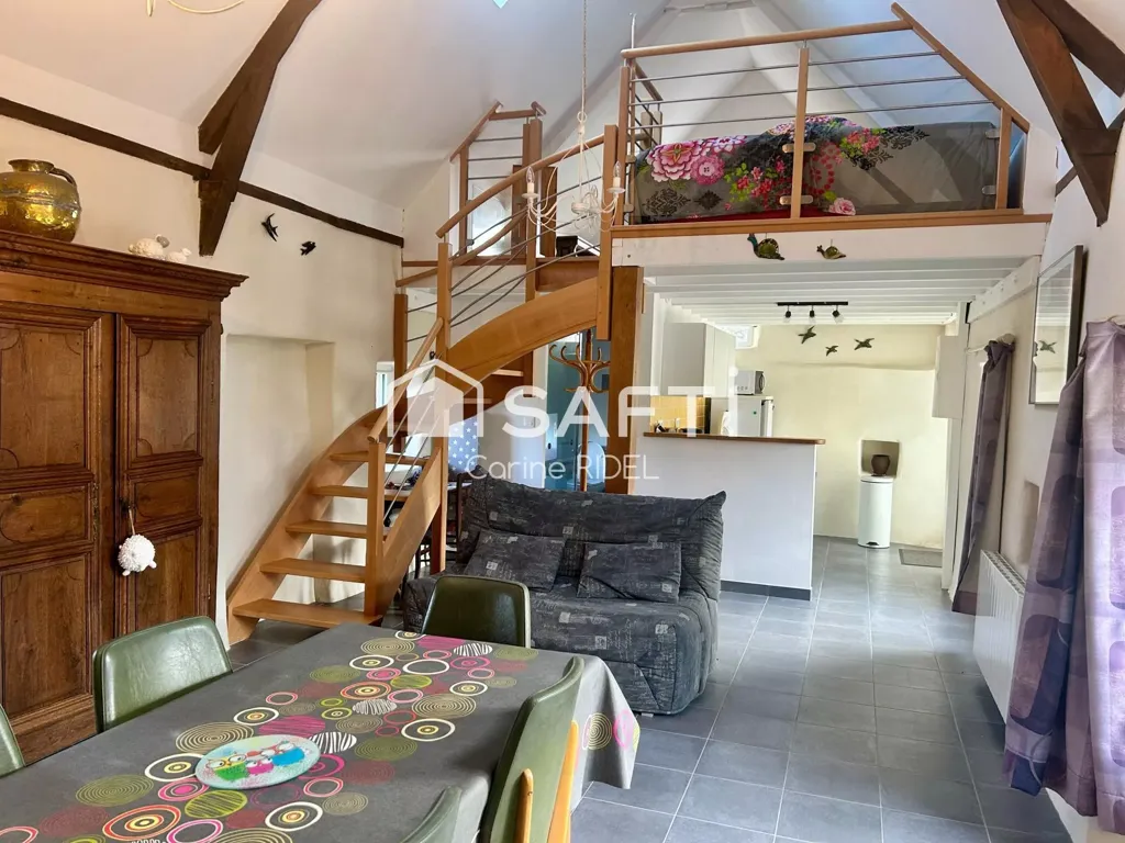 Sala da pranzo - Charming Stone House with Gîte in Domjean