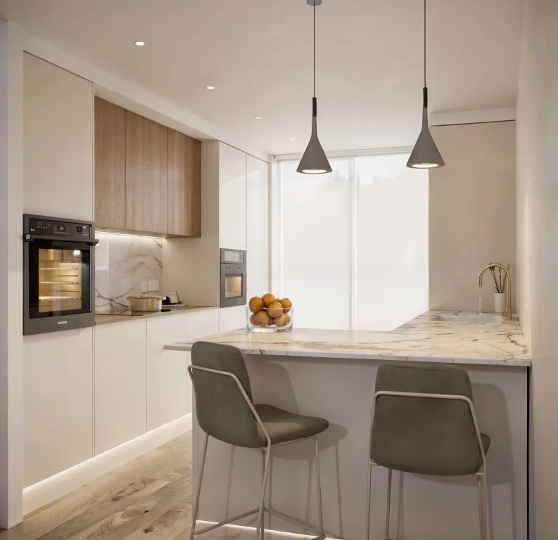 Kitchen - Residential Complex with Private Pool in La Nucia