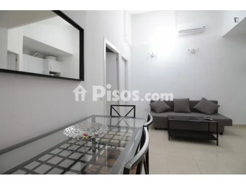 Séjour - 2-Bedroom Flat in Usera, Madrid
