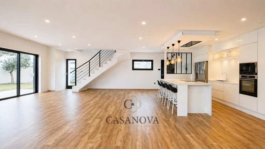 Cucina - Contemporary Villa with Pool near Montpellier