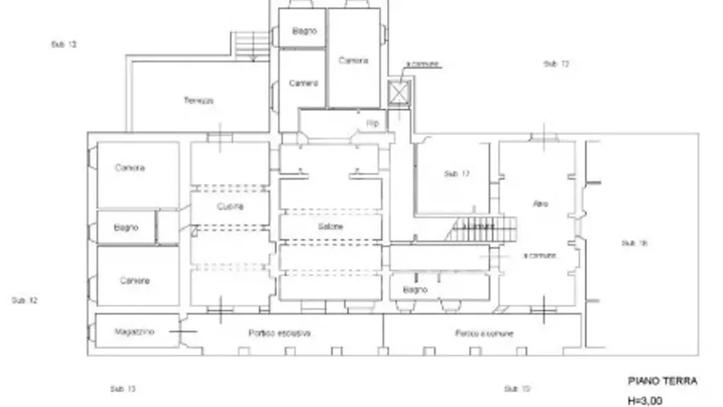 Plan - Renaissance-Style Villa with Pool in Sinalunga