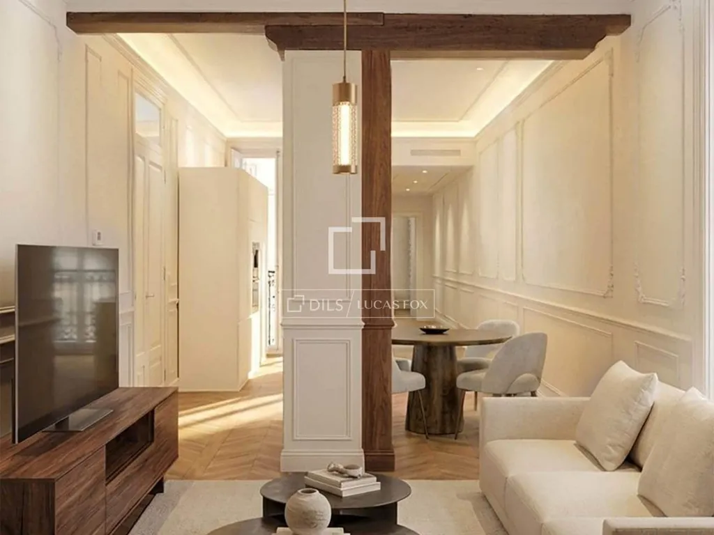 Séjour - Renovated Apartment with Balcony in Madrid