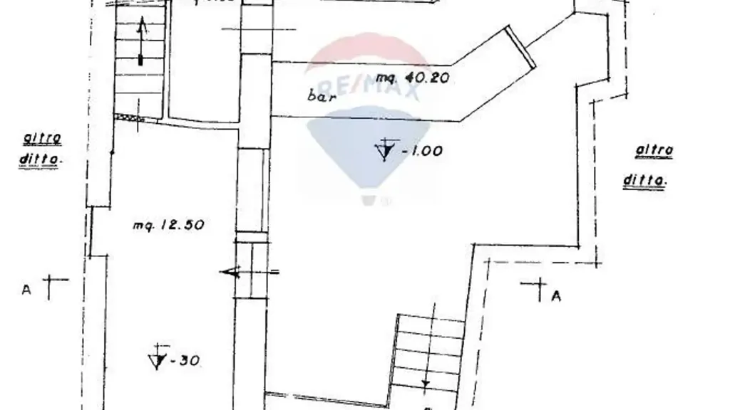 Planimetria - Historic Triplex with Balcony in Iseo