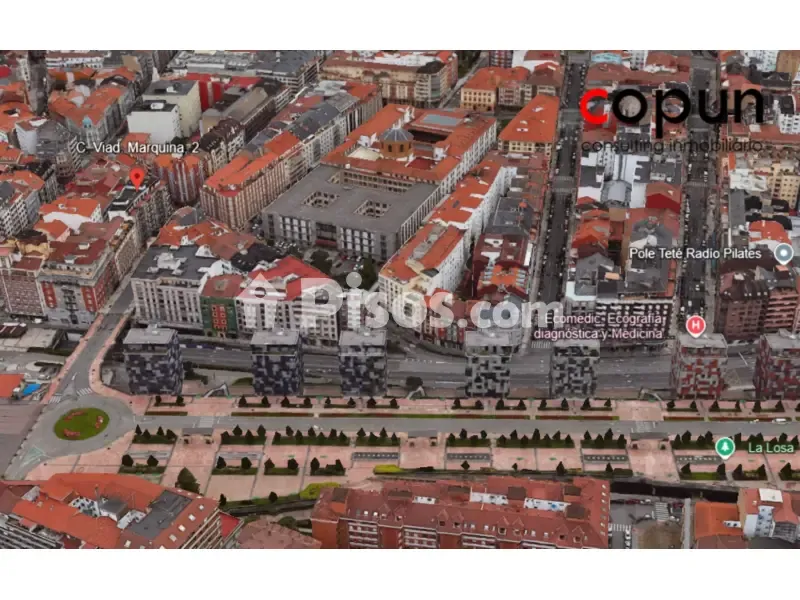 Aerial - Apartment with Terrace in Oviedo Centre