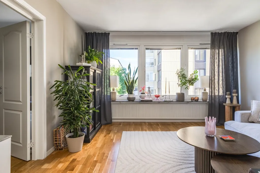 Living Room - Apartment with 3 Rooms in Eneby, Norrköping