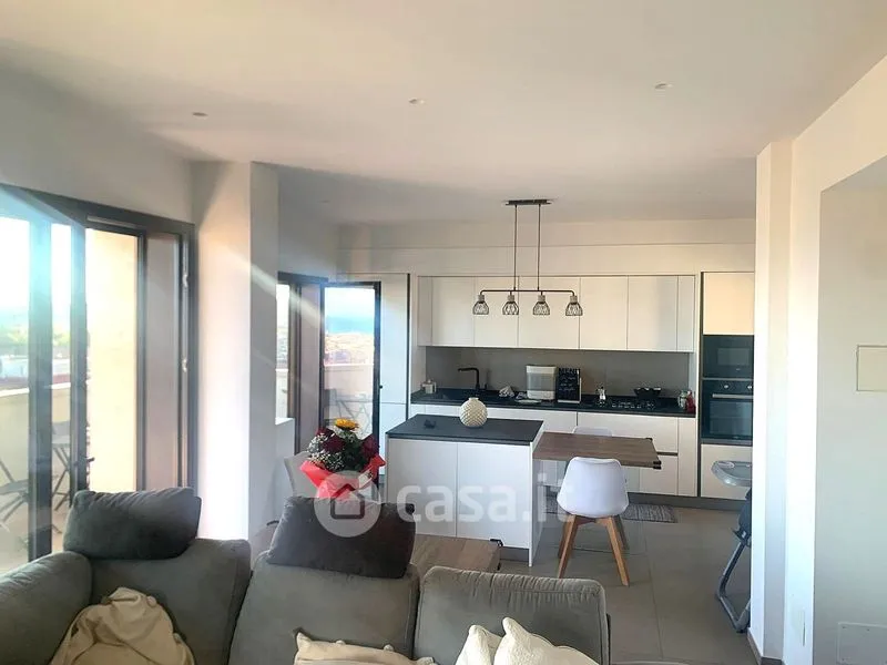 Living Room - Newly Built Apartment with Sea View in Catania