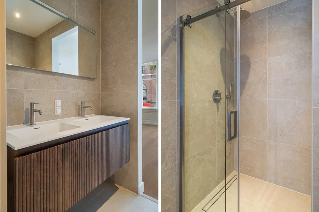 Salles de bain - Renovated Apartment with Garden in The Hague