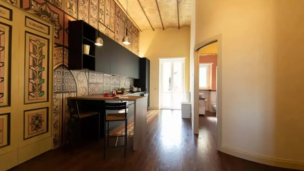 Köök - 1-Bedroom Apartment with Balcony in Prati, Rome