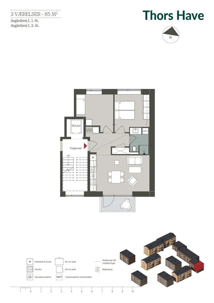 Modern Apartments with Balcony in Odense