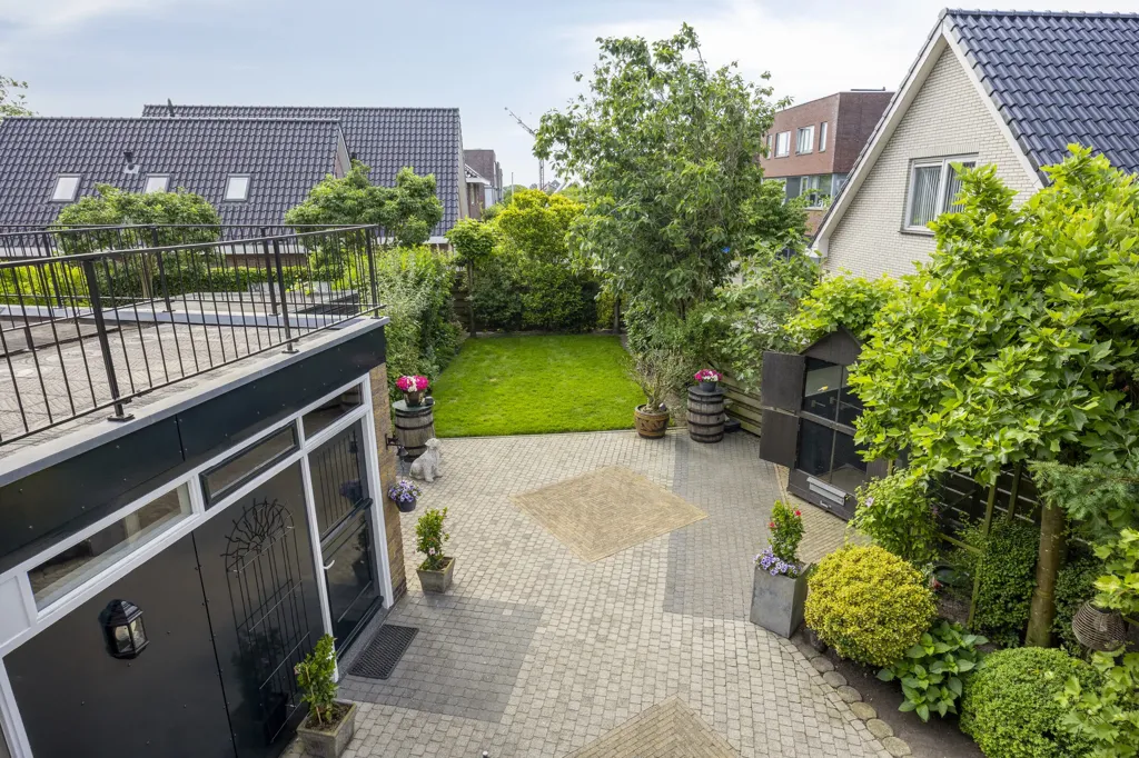 Õhuvaade - Semi-Detached Home with Workshop in Honselersdijk