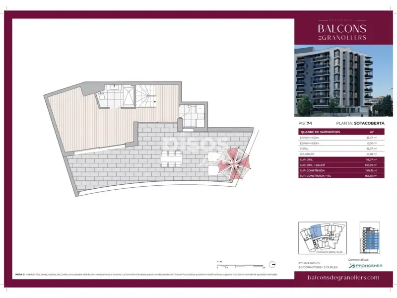 Newly Built Duplex with Terraces in Granollers