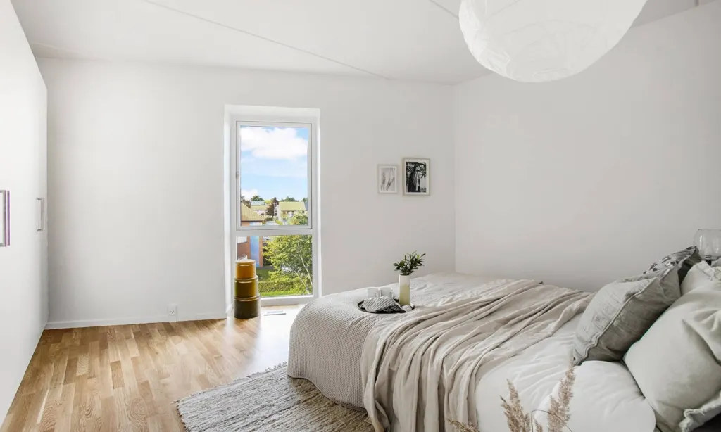 Chambres - Modern Apartment with Balcony in Hillerød