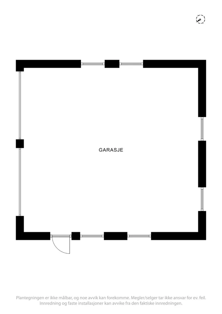 Plan - Detached House with Double Garage in Stavadalen