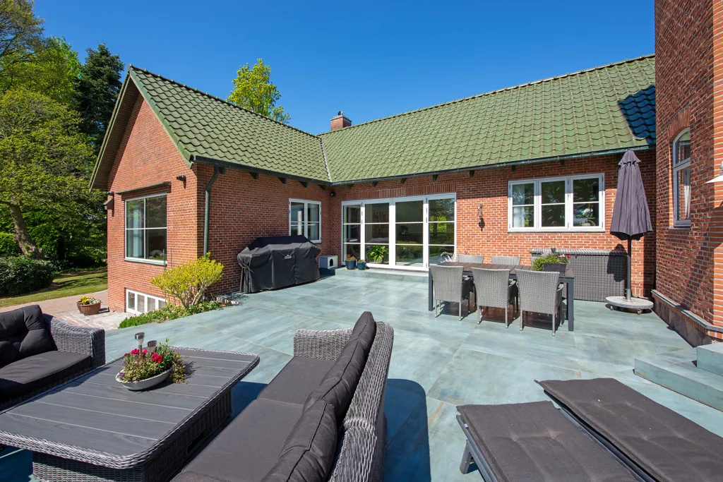 Terrasse - Characterful Country House with Tower near Langesø