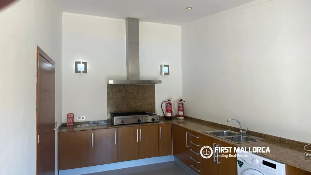 Köök - Self-Sufficient Country House with Pool in Pollença