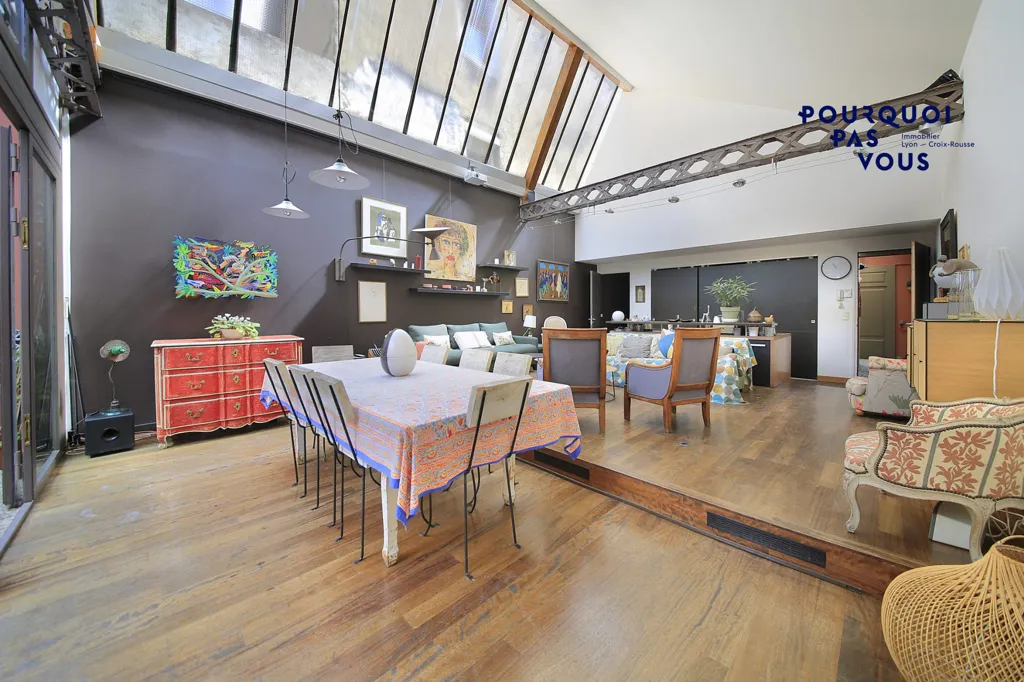 Söögituba - Loft with Patio in Lyon 4e