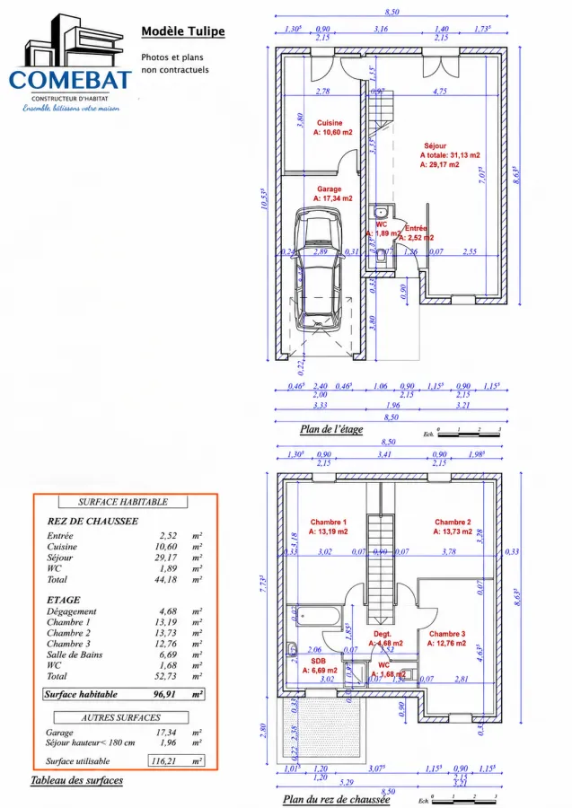 Plan - Terrain de construction à Kédange-sur-Canner
