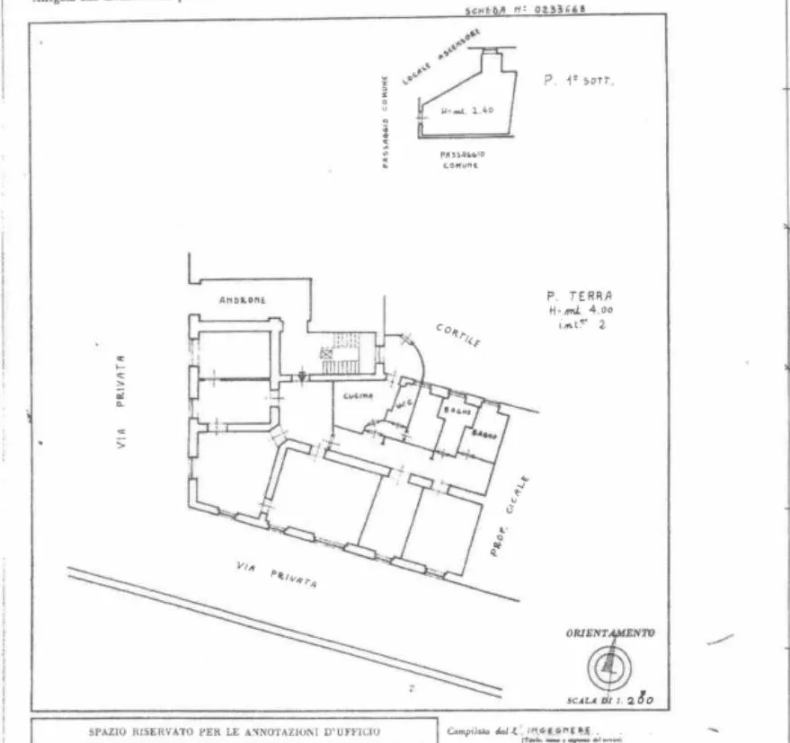 Planimetria - Luxury Flat with Panoramic Views in Naples