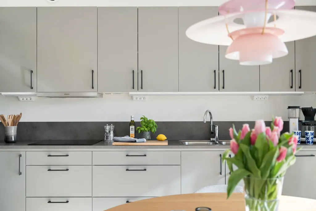 Cuisine - Apartment with Panoramic View in Kungsbacka