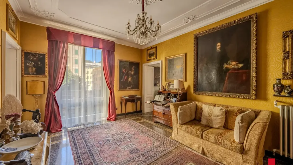 Séjour - Charming Apartment with City View in Genoa