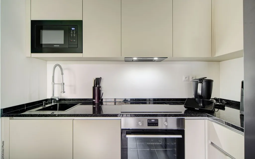 Kitchen - T2 with Private Garden in Borderouge, Toulouse