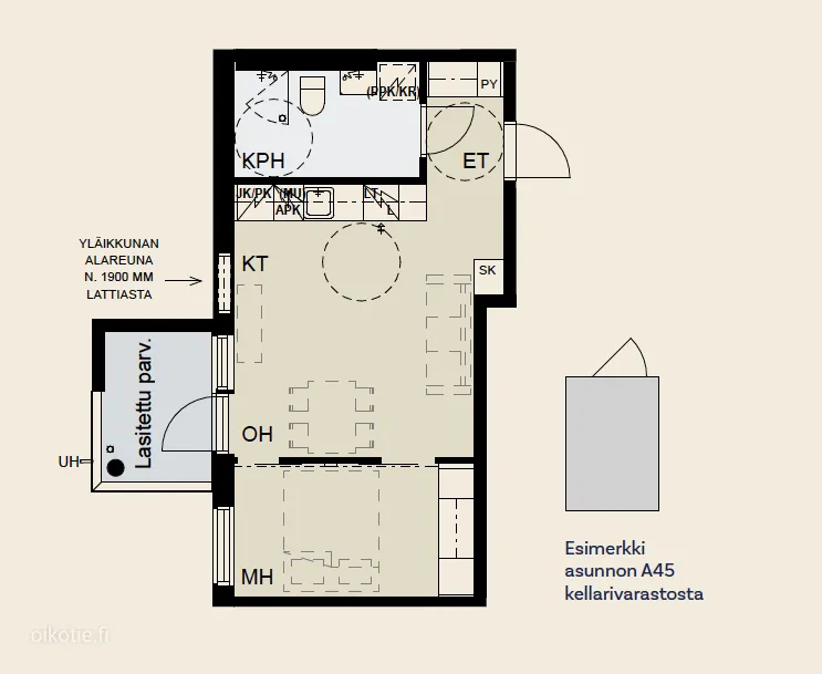 Plan - New Apartment with Terrace in Tampere