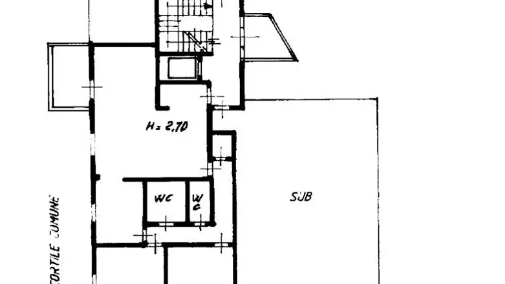 Plan - 4-Bedroom Apartment with Terrazzo in Milan