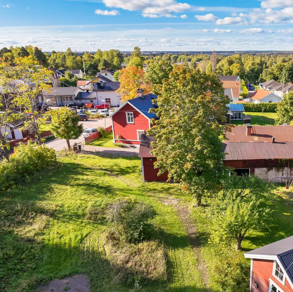 Vue aérienne - Plot with Building Potential in Bomhus