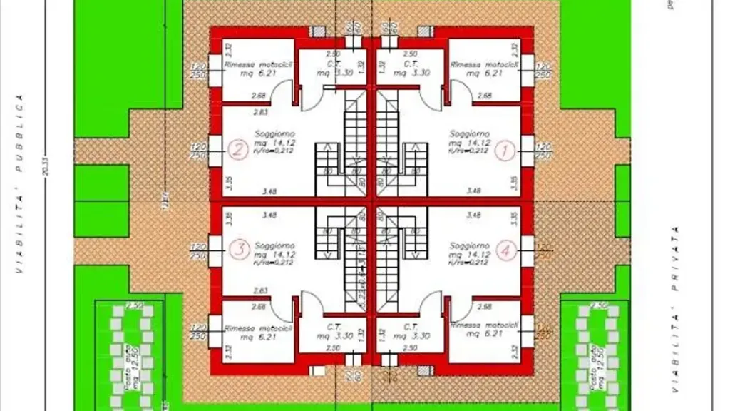 Plaan - Newly Constructed Villa with Sea View in Ravenna