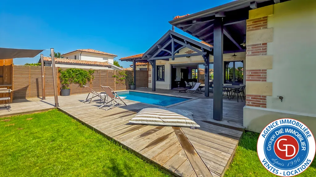 Bassein - Contemporary Villa with Pool in Mios