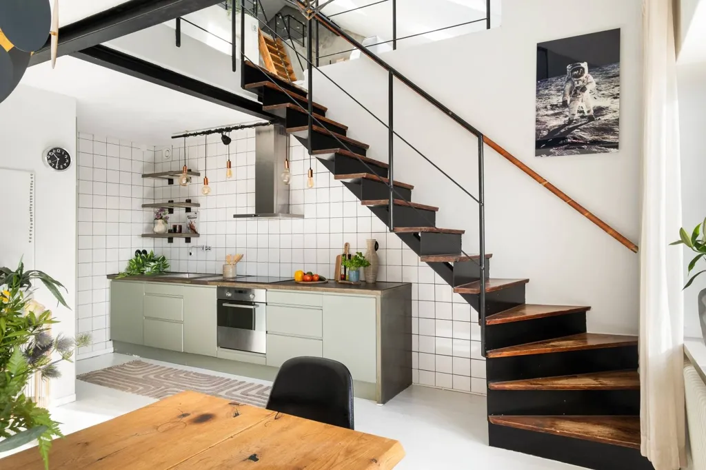Cucina - Loft Apartment with South Balcony in Södermalm