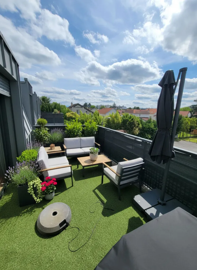 Terrasse - Appartement avec terrasse au dernier étage à Pau