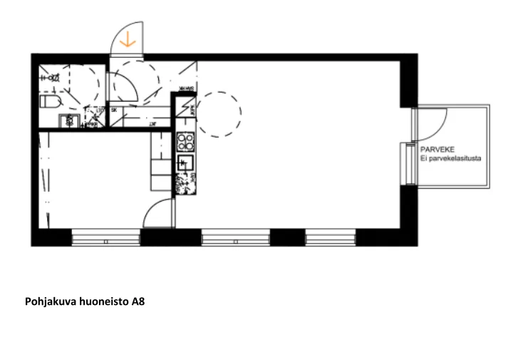 Plaan - Modern Flat with Balcony in Joensuu