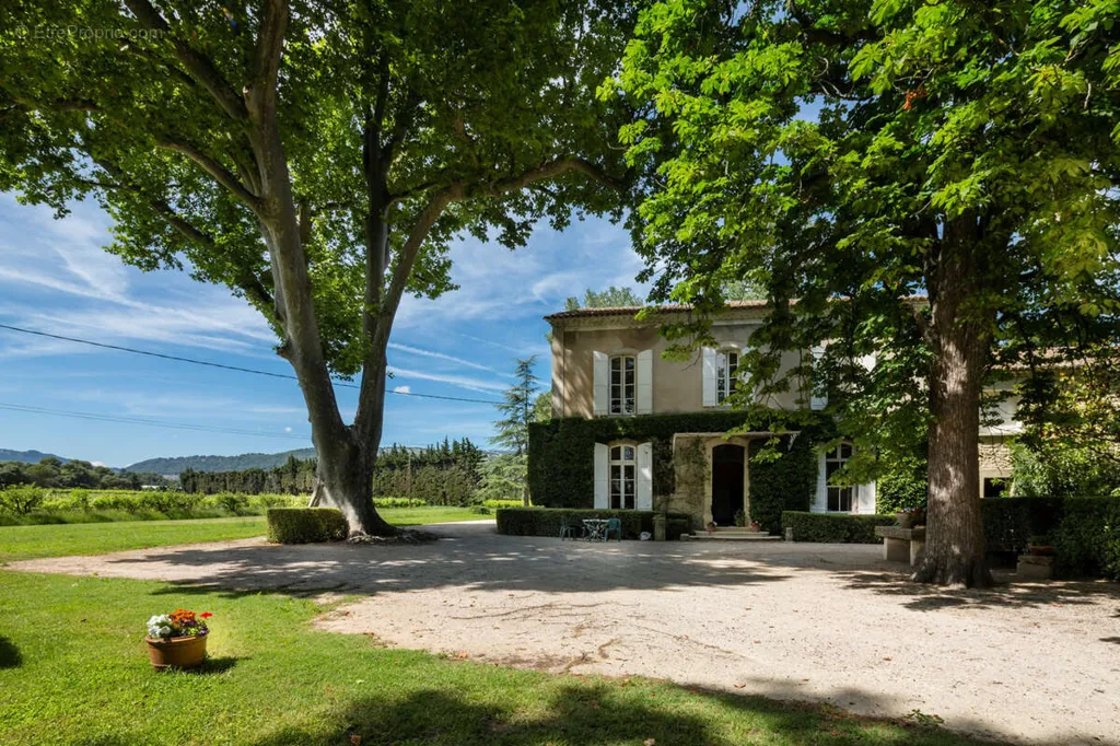 Extérieur - Maison historique avec vignoble à Beaumes-de-Venise