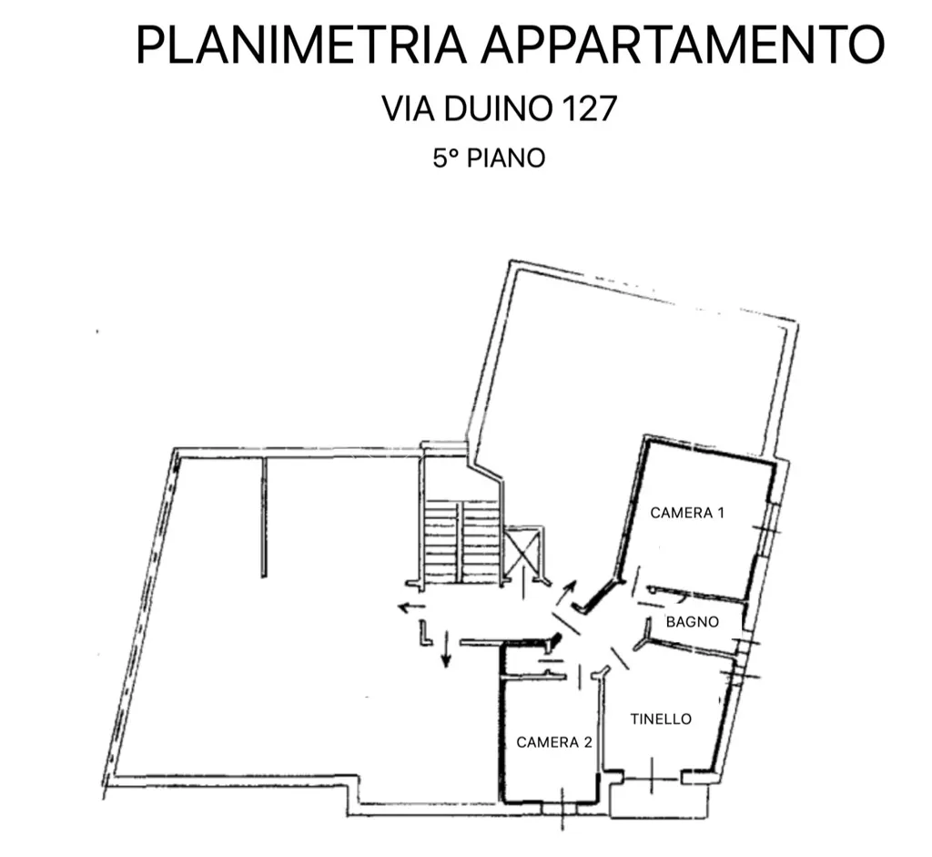 Plaan - Bright Trilocale with Balcony in Turin