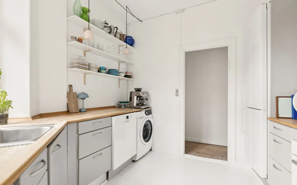 Köök - Apartment with Original Features in Valby