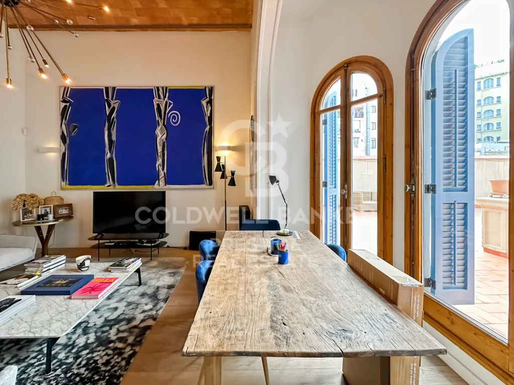 Elutuba - Flat with Large Terrace in Eixample, Barcelona