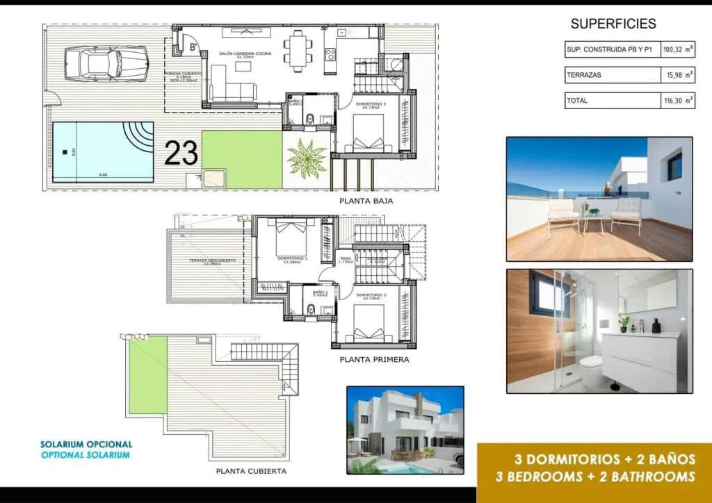 Semi-Detached Villa with Private Pool in Vistabella