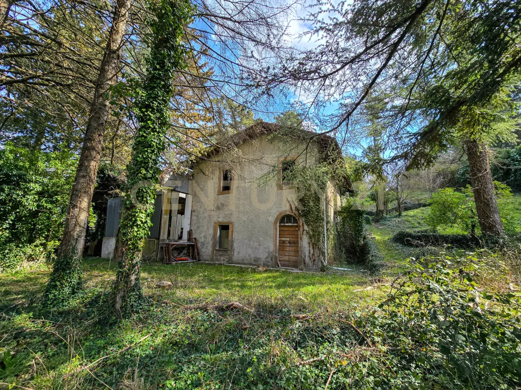 Exterior - Rustic House with Forest View in Monticello Amiata