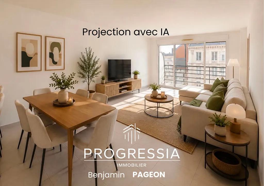 Soggiorno - T3 Flat with South-Facing Terrace in Sainte-Anne