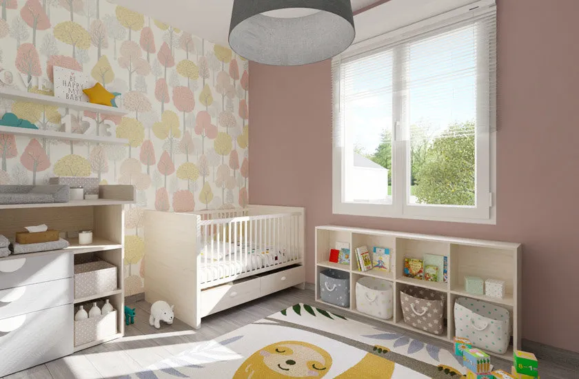 Camere da letto - New 4-Bedroom House with Garage in Écharcon