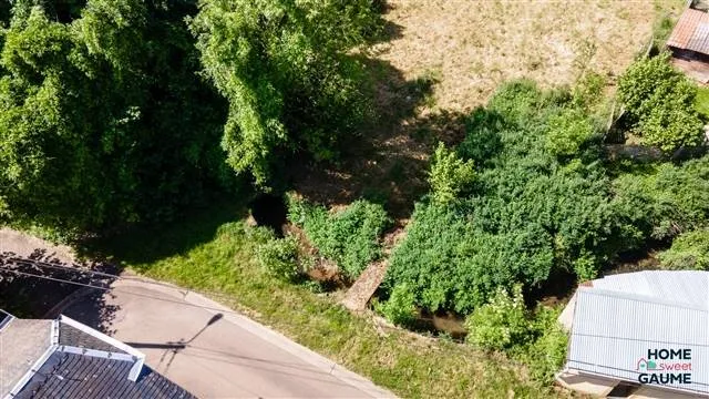 Vue aérienne - Terrain à Bâtir avec Ruisseau à Saint-Rémy