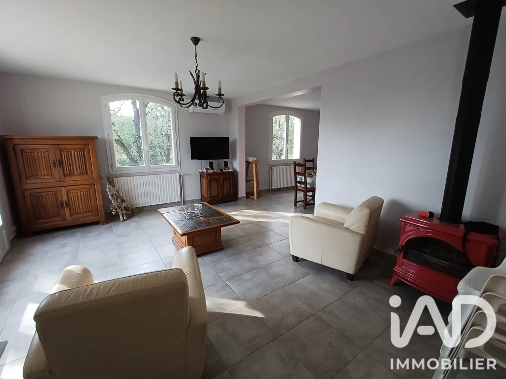 Living Room - House with Pool in Southern Ardèche