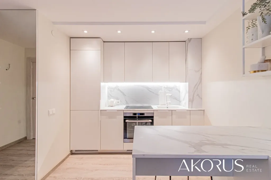 Köök - Apartment with Balcony in Vilnius Žvėrynas