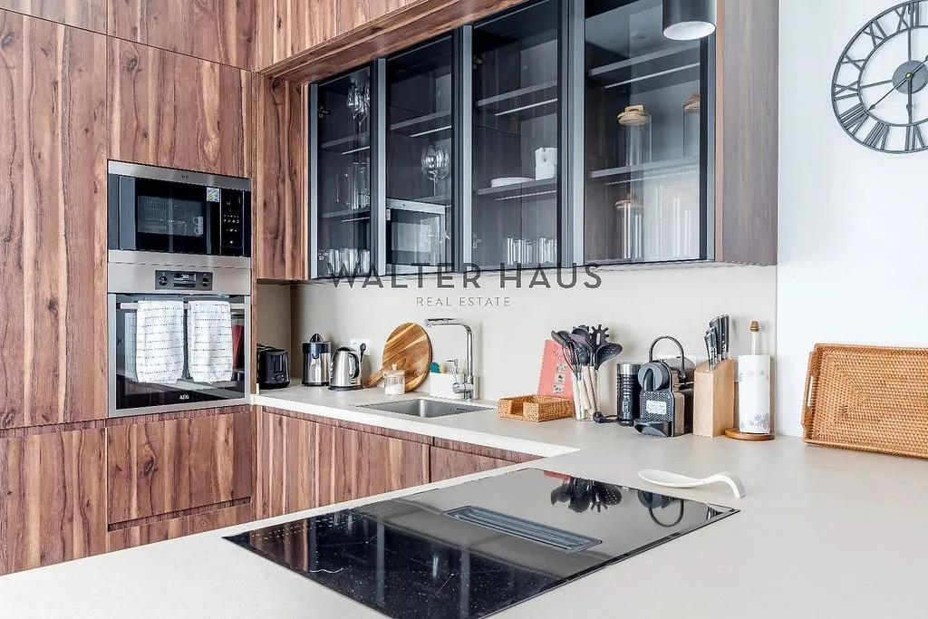 Köök - Modern Flat with Terrace in Recoletos, Madrid