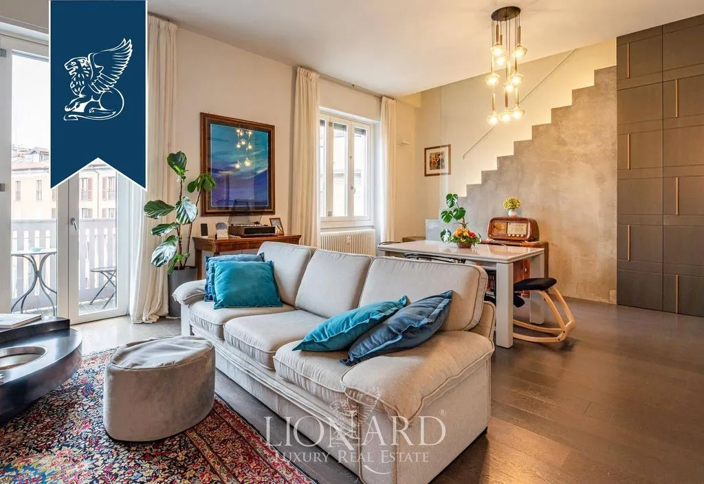 Séjour - Luxury Duplex Flat with City Views in Milan
