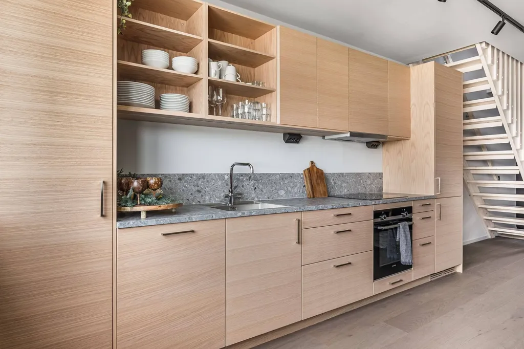 Köök - Apartment with Ski Access in Funäsdalen