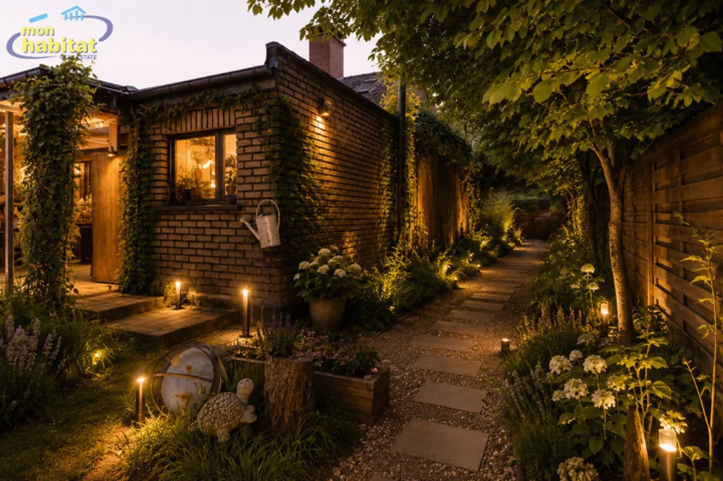 Jardin - Maison 4 Façades avec Jardin à Thuin